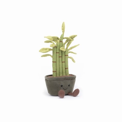 Jellycat Potted Bamboo Australia | 604579NYF